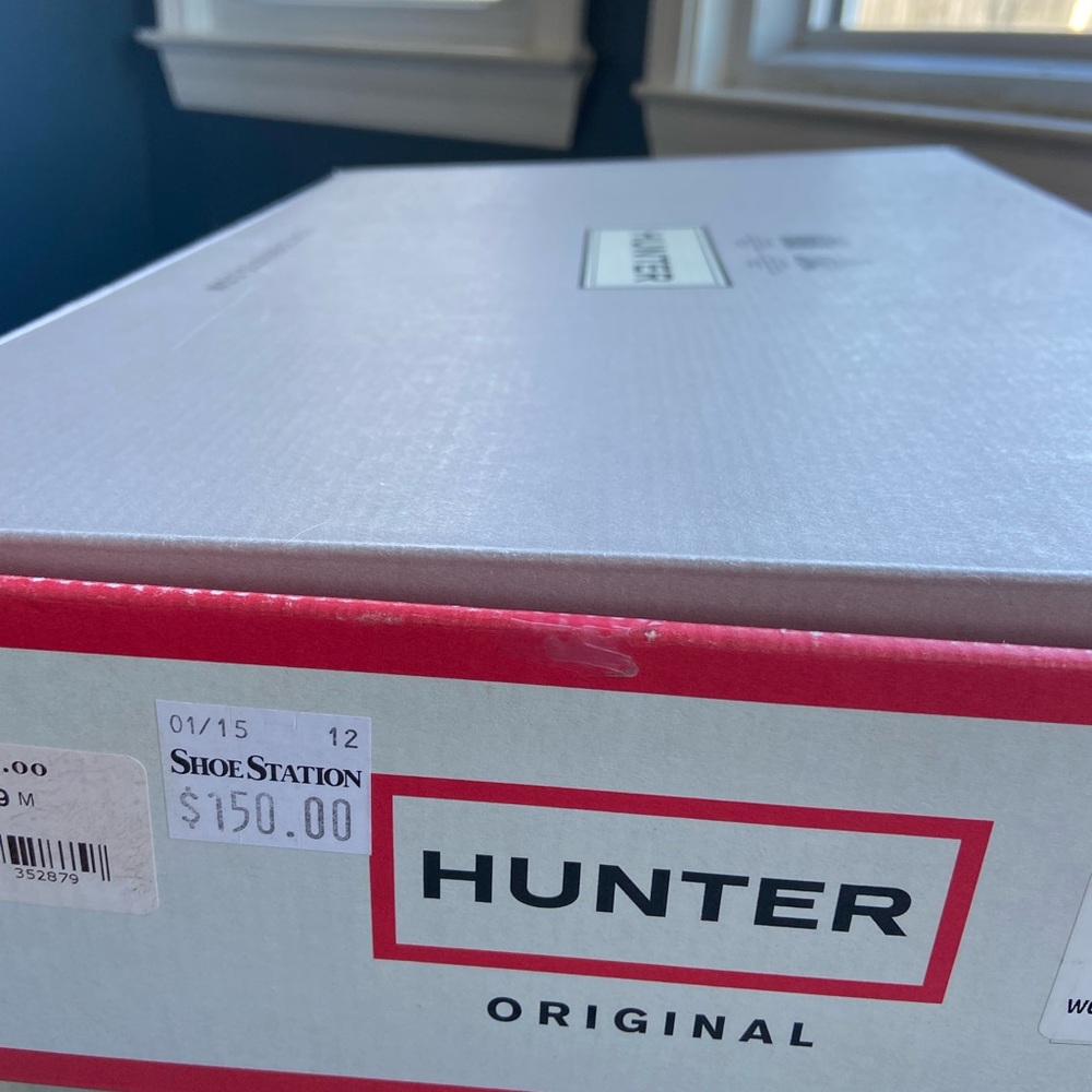 SOLD - NIB Hunter Tall Rain-boots- Black Women’s Size 7 - Picture 4 of 12